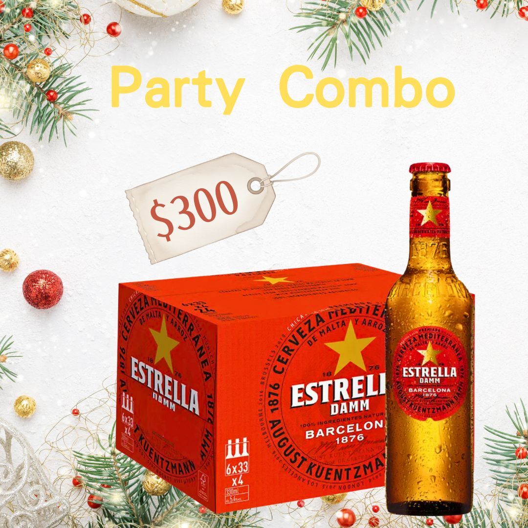 Estrella Damm Bottle 24 x 330ml