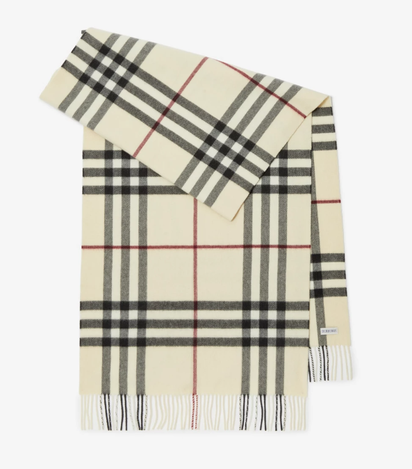 【預購】BURBERRY LS1203503 山羊絨頸巾 (200 X 52cm)