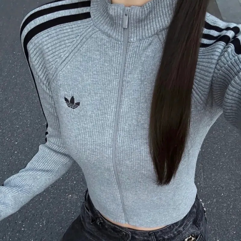 ADIDAS OG 針織立領短款外套 三色