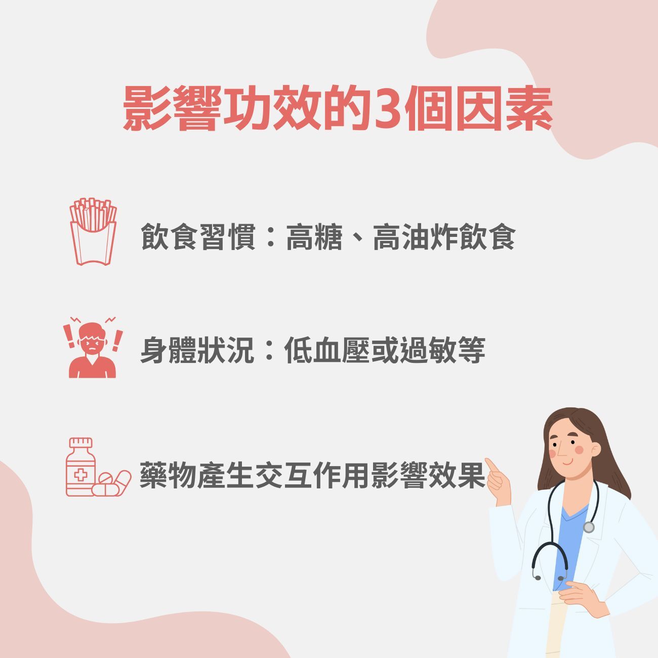 影響精胺酸功效的3個關鍵因素