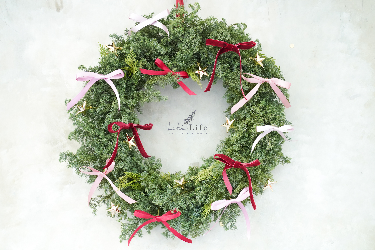 聖誕花圈-蝴蝶結派對,聖誕花圈推薦