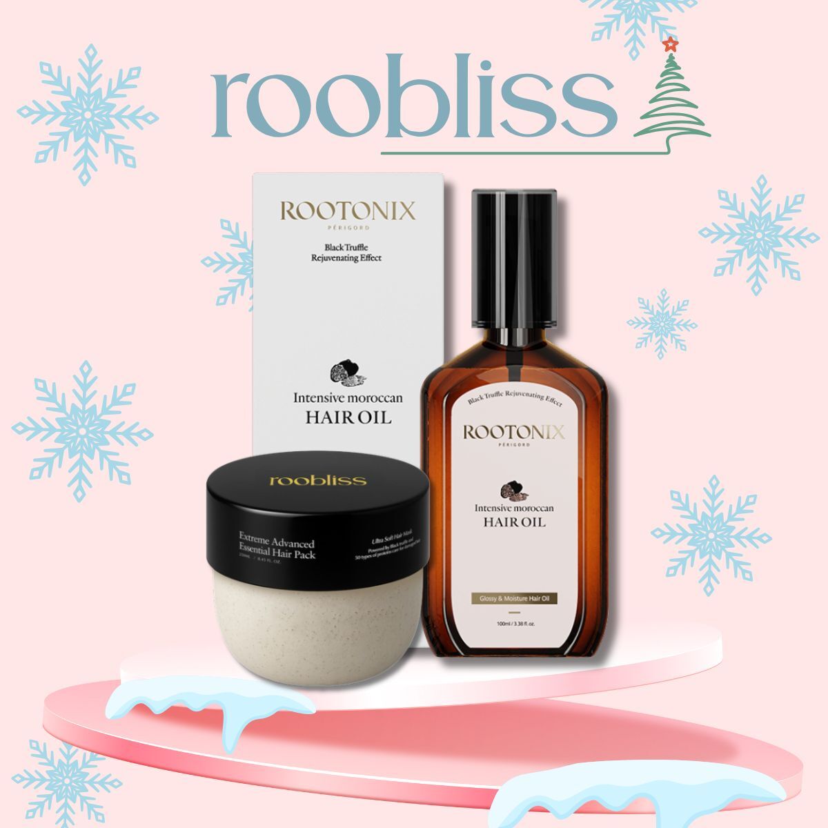 韓國熱賣ROOTONIX10秒深層滋潤角蛋白護髮膜 + 摩洛哥深層滋潤髮尾油