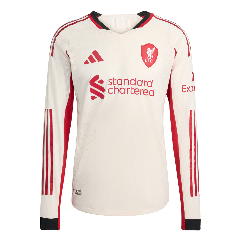 2025 Liverpool Authentic LS Away Shirt with EPL Nameset