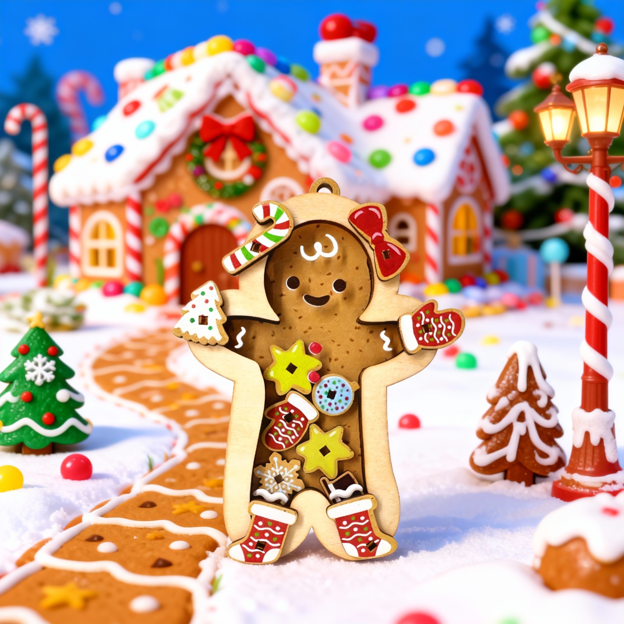 Christmas Gingerbread Man Ornament