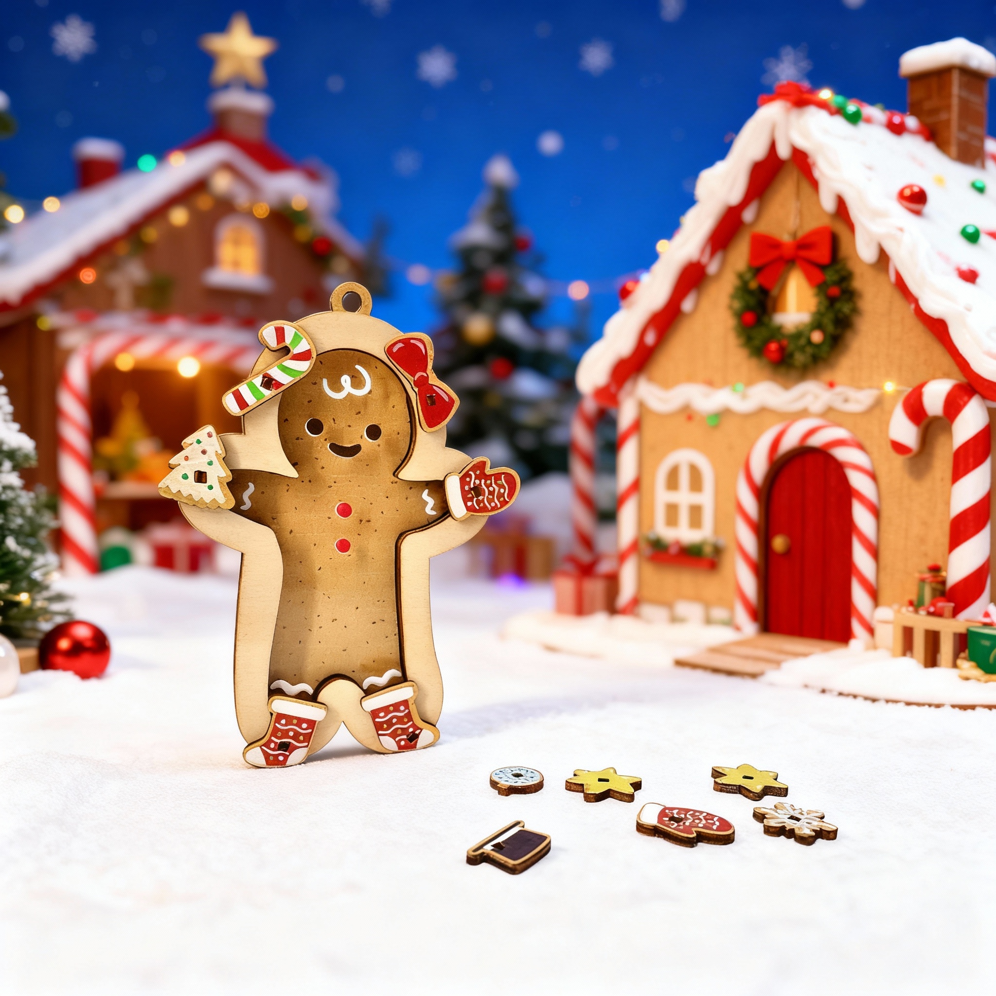 Christmas Gingerbread Man Ornament