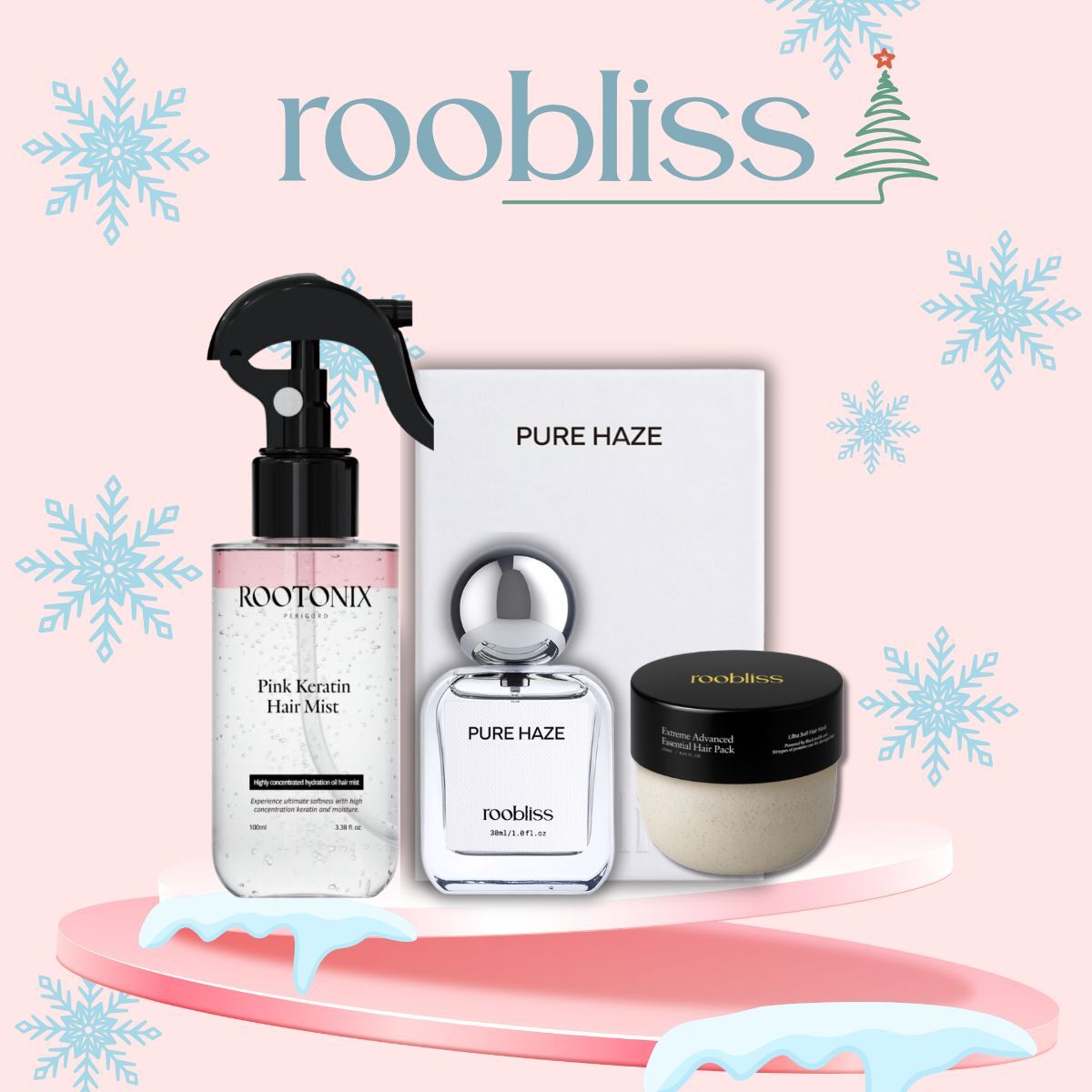 韓國熱賣ROOTONIX頭髮香水(4選1) + 10秒深層滋潤角蛋白護髮膜 + 抗熱力抗毛躁護髮噴霧