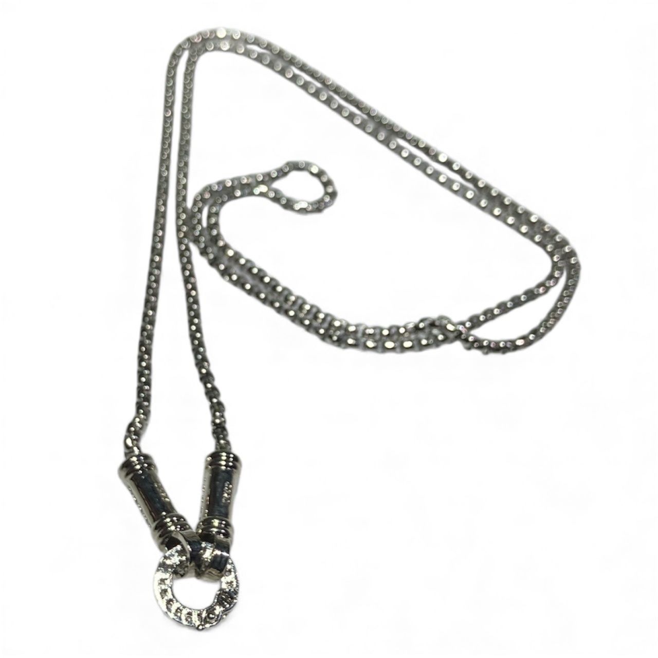 251201 - D47 925銀銀色單掛盒子頸鏈 （預訂約2星期）