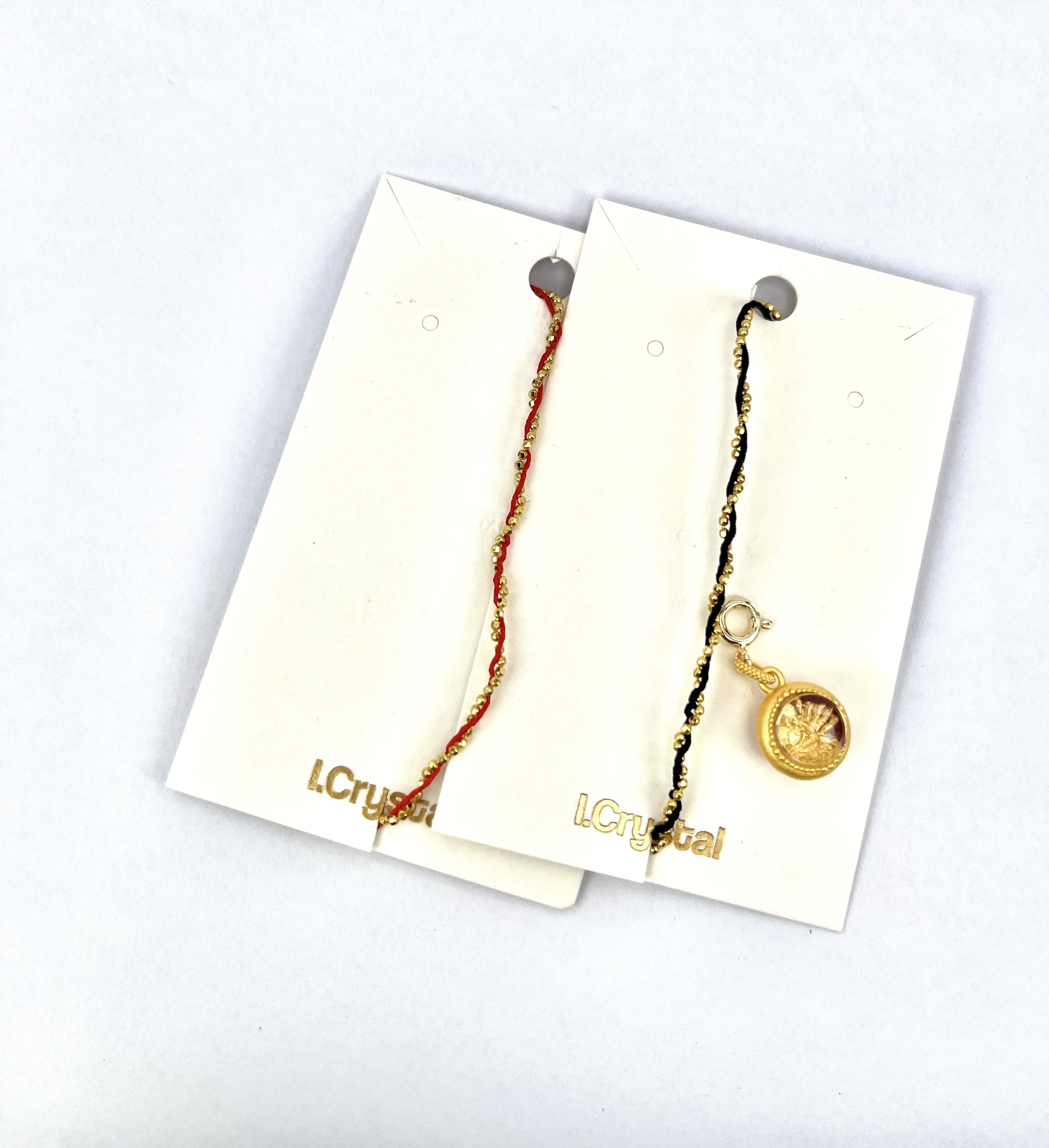 [預訂] [set G] 2026 I.Crystal 生肖守護套裝 (生肖幸運紅/黑繩+八大守護神吊墜)** （預最快1月中至尾才出貨)