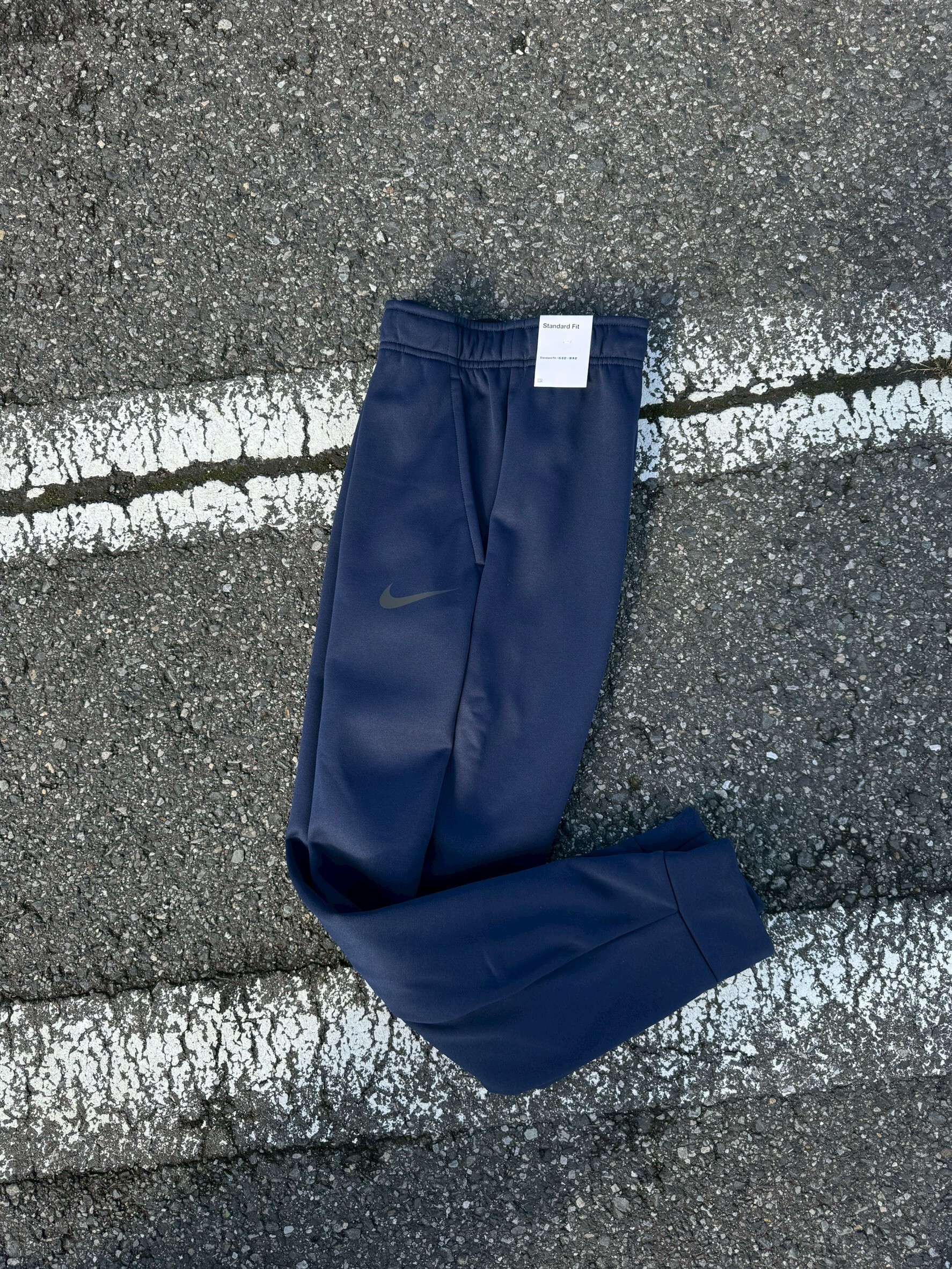 #日本現貨 NIKE 鋪棉保暖 縮口 運動長褲 932256-451 藍