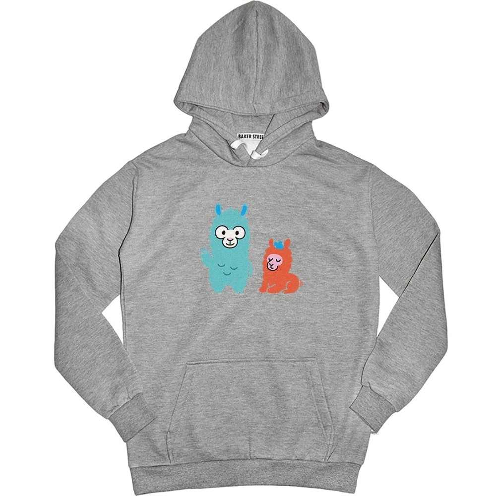 Hangypaca人魚羊駝 高磅數長袖帽T