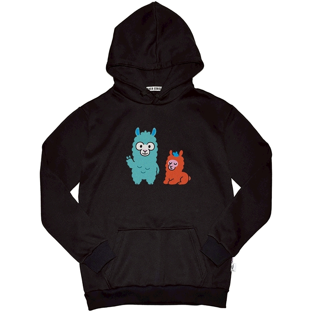 Hangypaca人魚羊駝 高磅數長袖帽T