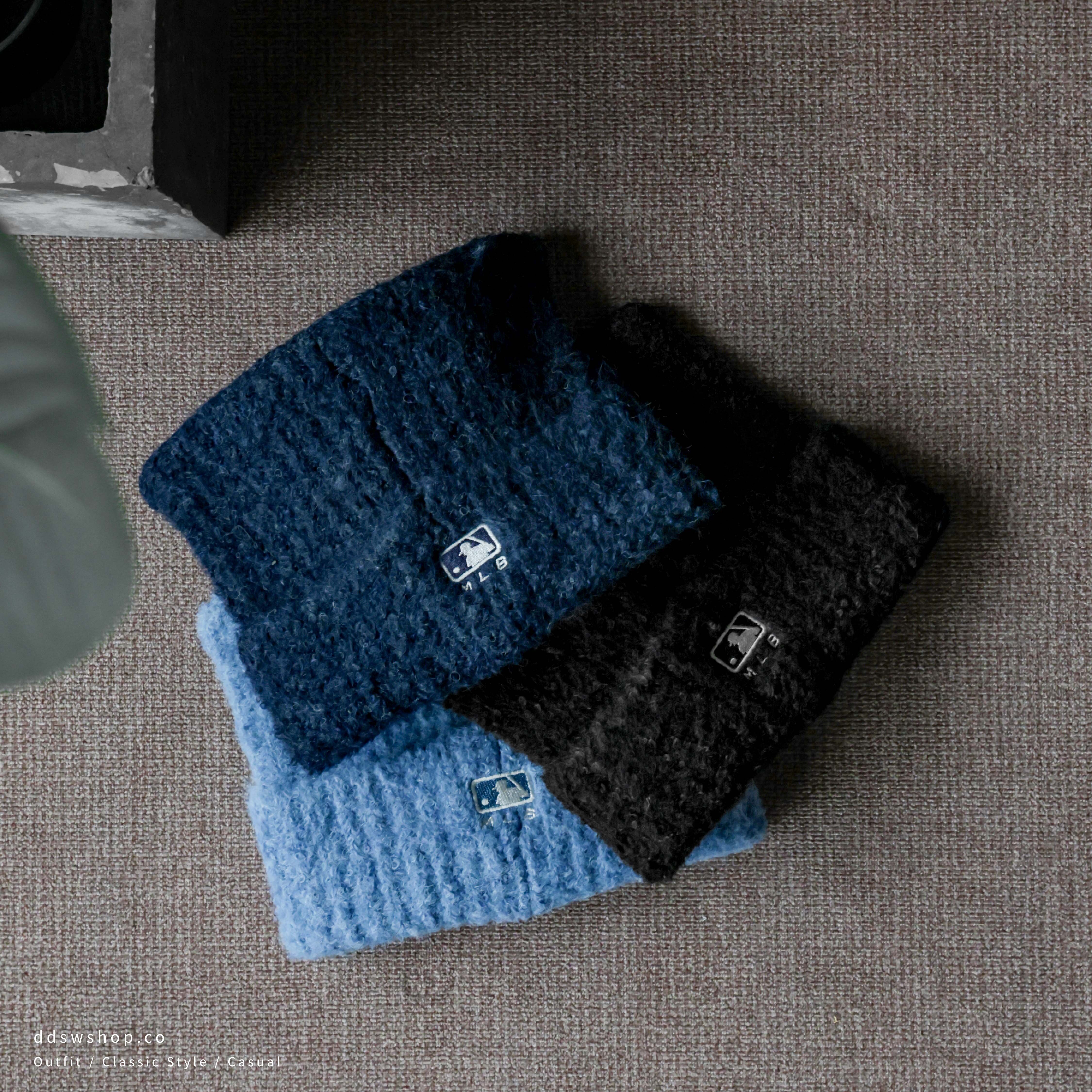 "代購" MLB 貓耳針織毛帽 KARINA同款