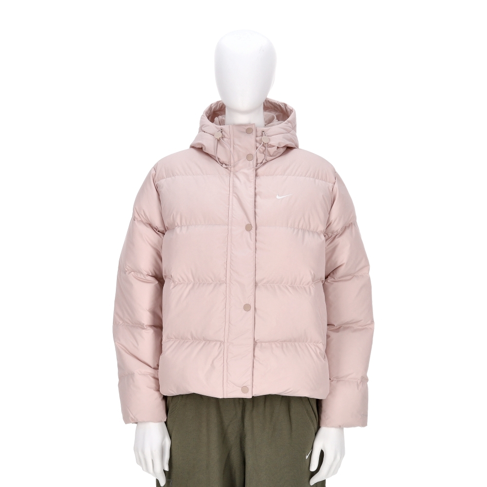 Nike Dwnfl Metro Pfr 女款 粉色 下擺抽繩 羽絨 保暖 連帽 外套 IH0728-667