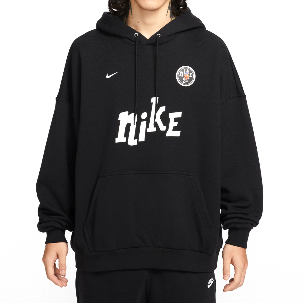 Nike Club Ft Os Po Hdy Gcel 男款 黑色 印花 寬鬆 帽T 連帽 長袖 IM9356-010