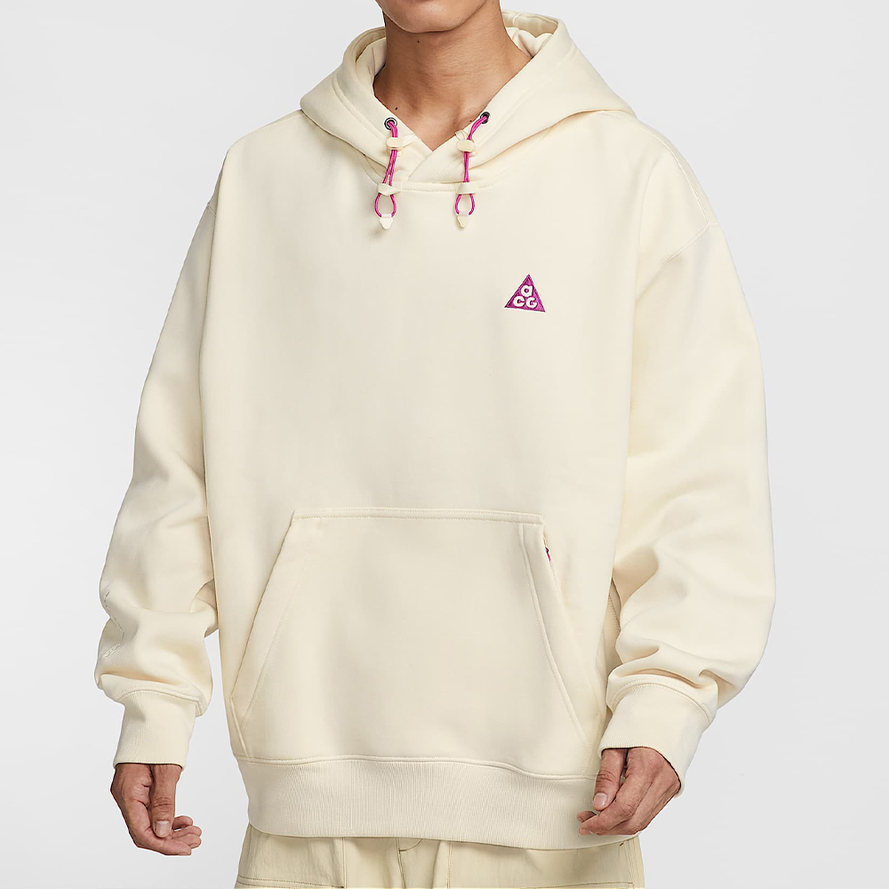 Nike Acg Tuff Flc Hoodie Po Gc 男款 米色 寬鬆 帽T 連帽 長袖 IM9347-113