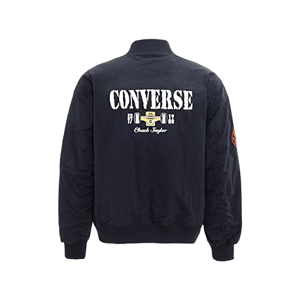 Converse Bomber Padded 男款 黑色 飛行員 夾克 外套 MCJ127-023