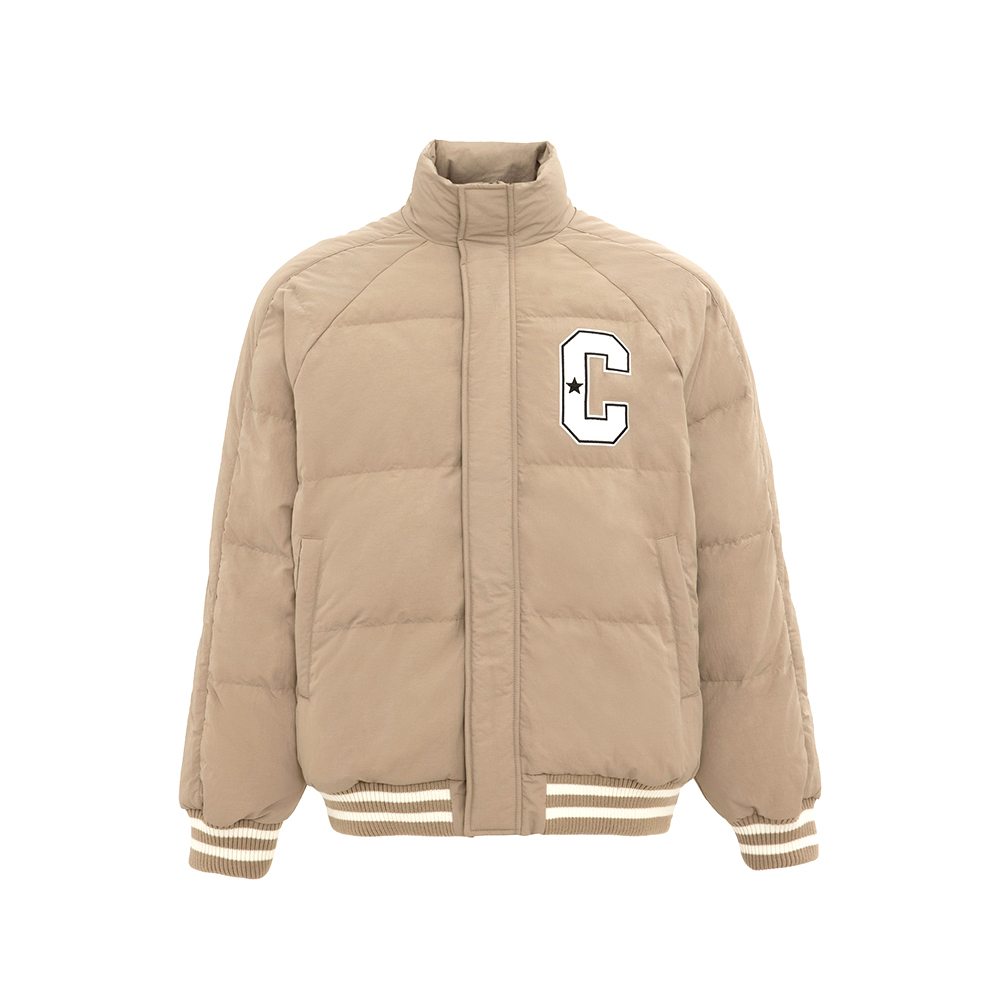 Converse Retro Commercial Down 男款 卡其色 運動 羽絨 外套 UCJ090-X9V