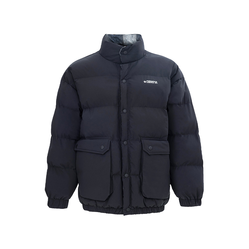 Converse RIPSTop Reversible Padded 男款 黑色 防撕裂雙面 外套 UCJ110-023