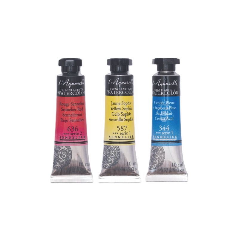 法國 SENNELIER 申內利爾 專家級蜂蜜水彩管狀 10ml 共99色