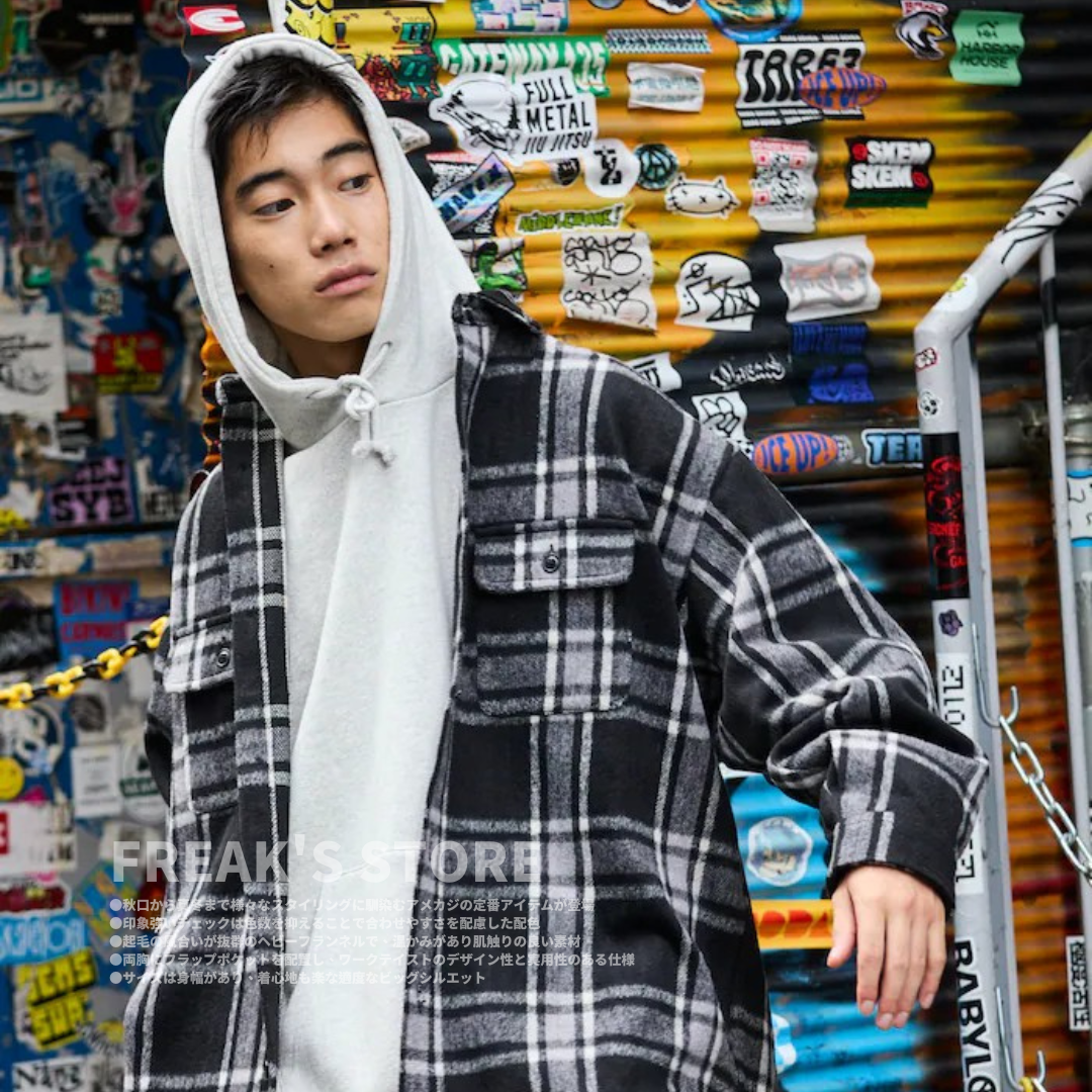 "代購" FREAK'S STORE 厚磅法蘭絨 格紋襯衫