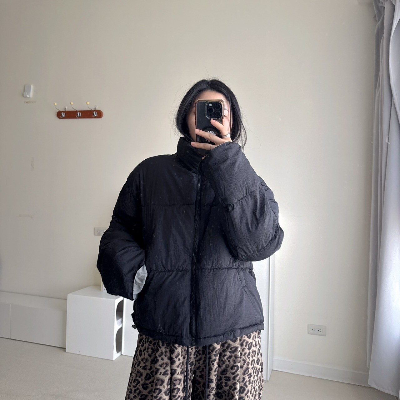 雙面穿鋪棉立領麵包外套（現貨）