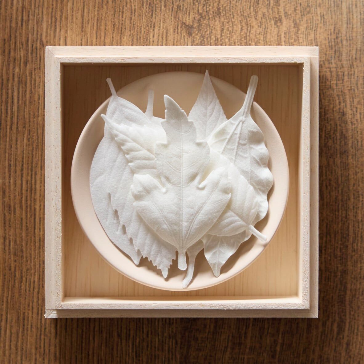 淡路島 HA KO葉片紙香 陶盤禮盒｜薰壽堂