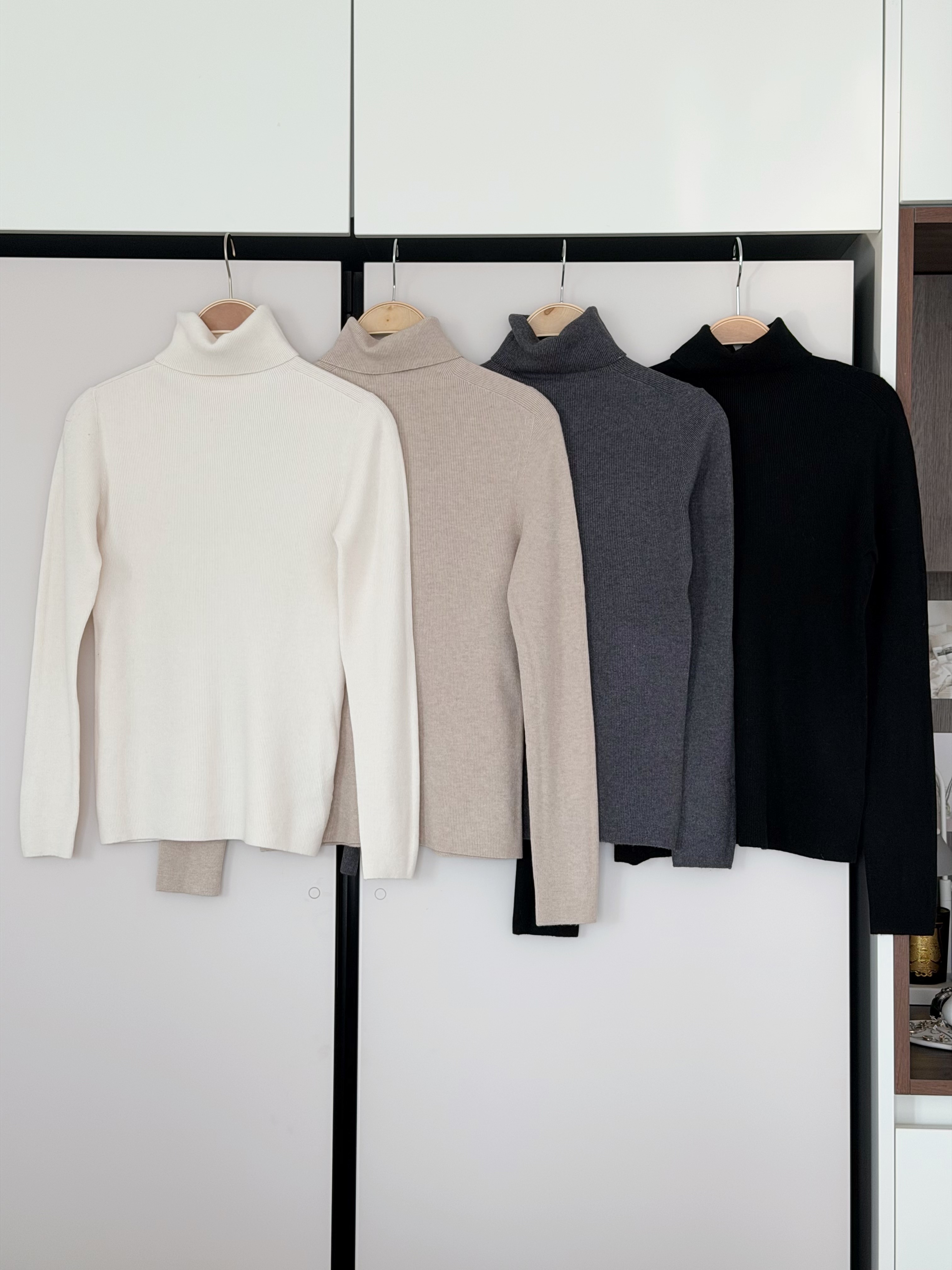 KR392  秋冬必備彈性樽領內搭-4色