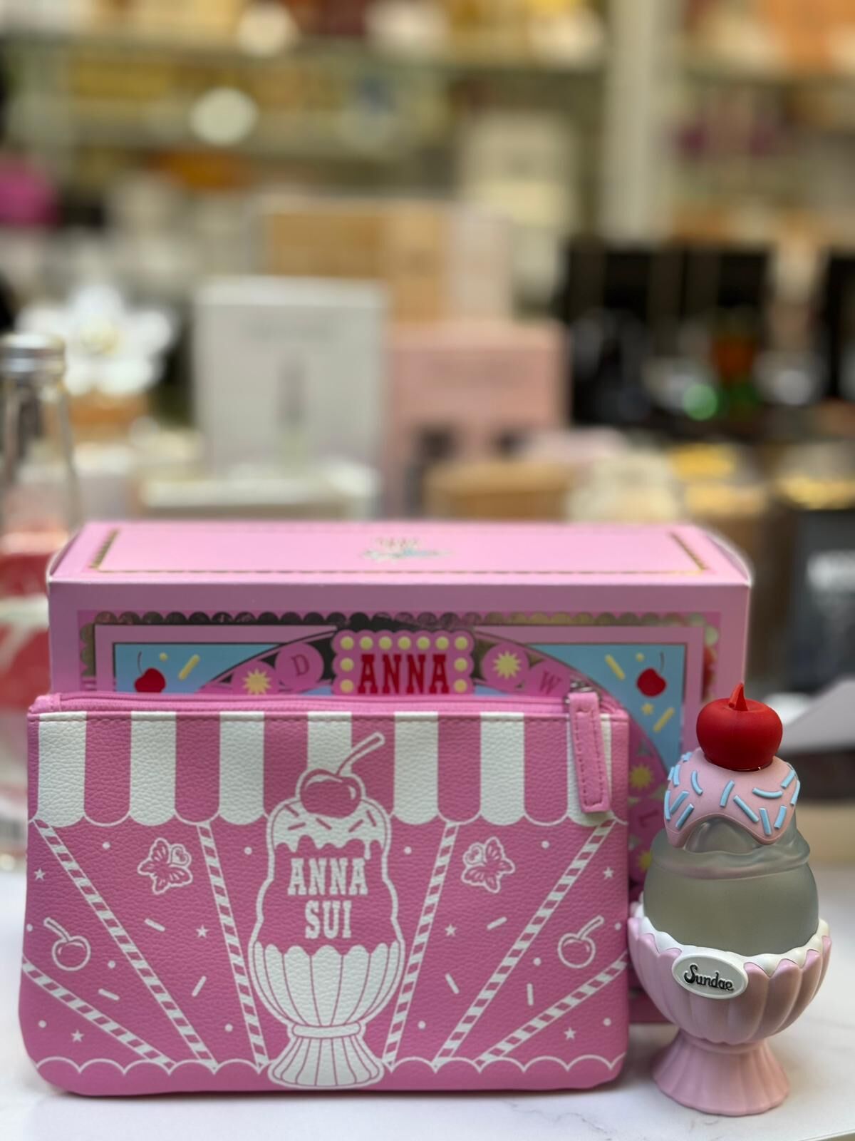 (5437)Anna Sui SUNDAE PRETTY PINK 禮盒裝