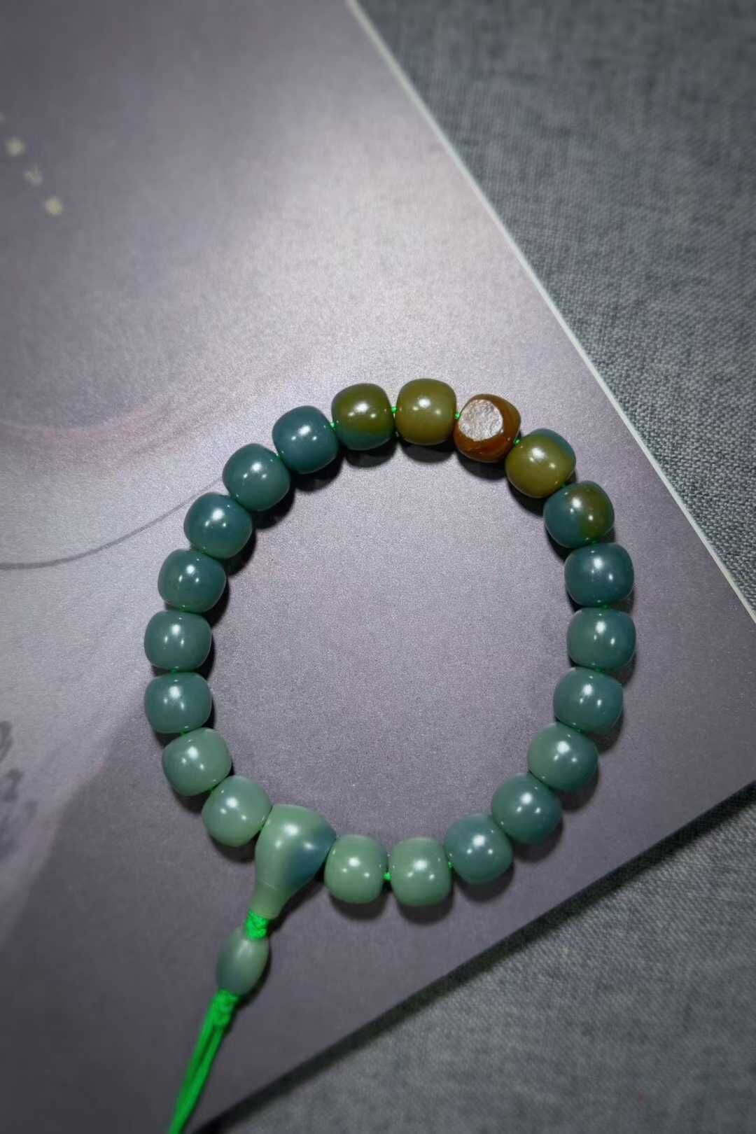 和田玉手串,天然和田玉軟玉