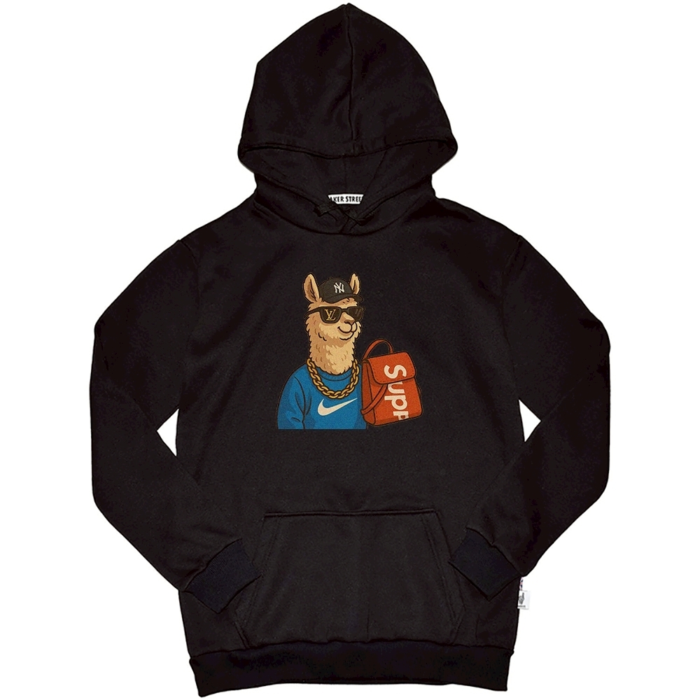 Luxrypaca精品駝 高磅數長袖帽T