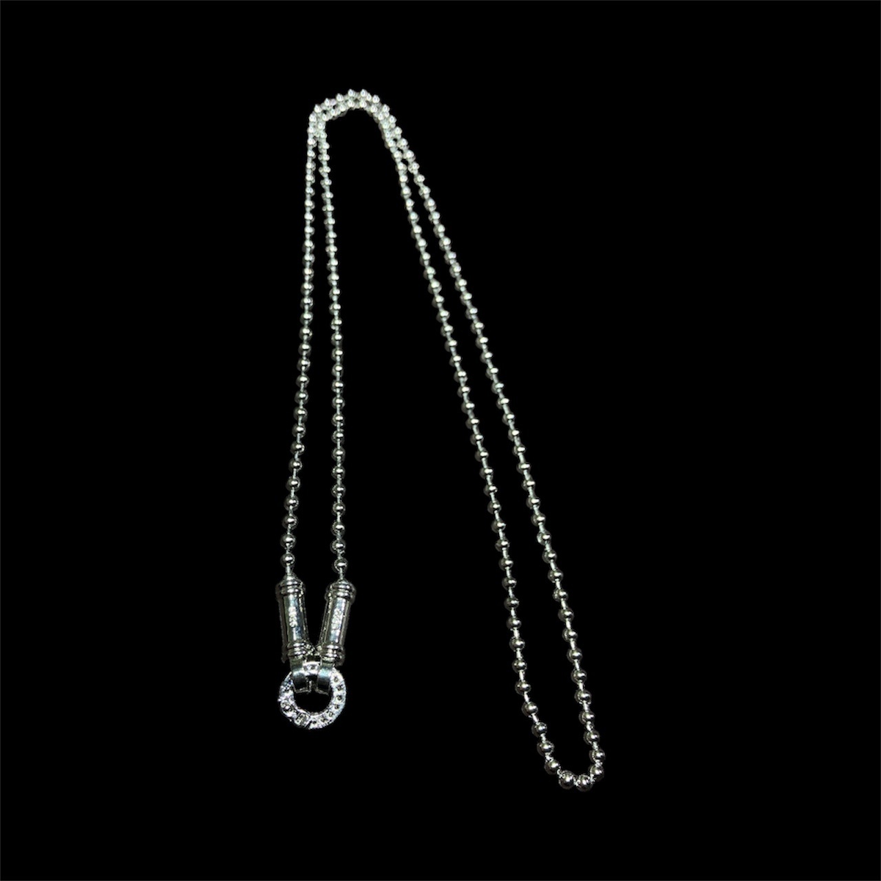 251201 - D51 925銀銀色單掛珠鏈頸鏈 （預訂約2星期）