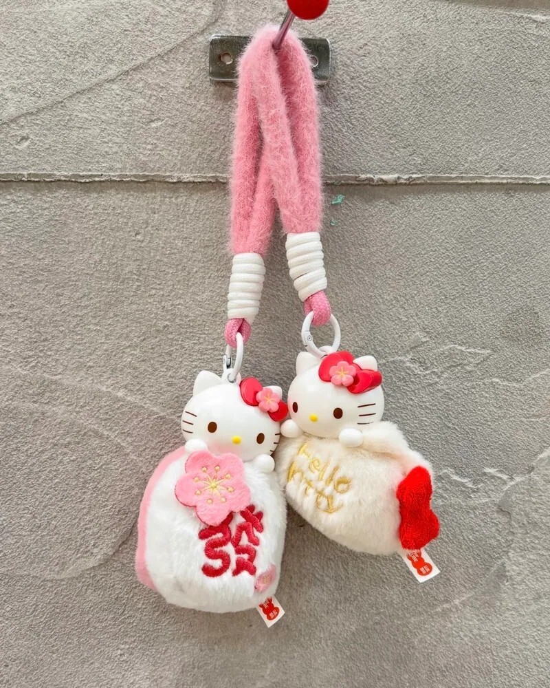KTQ STORE ‧ 馬克圖布 x 三麗鷗Hello Kitty 新春系列 香薰盲盒 毛絨 吊飾 掛件
