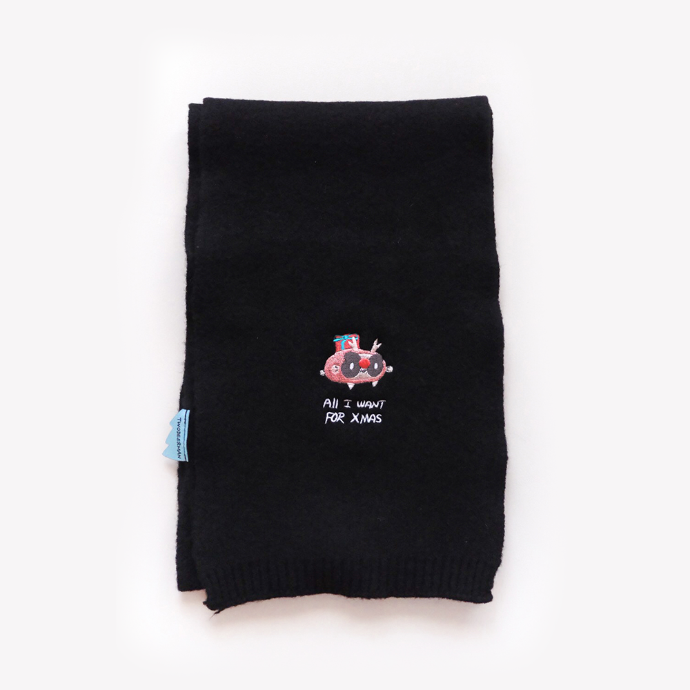 鹿人聖誕小夥伴圍巾【每單限購2】