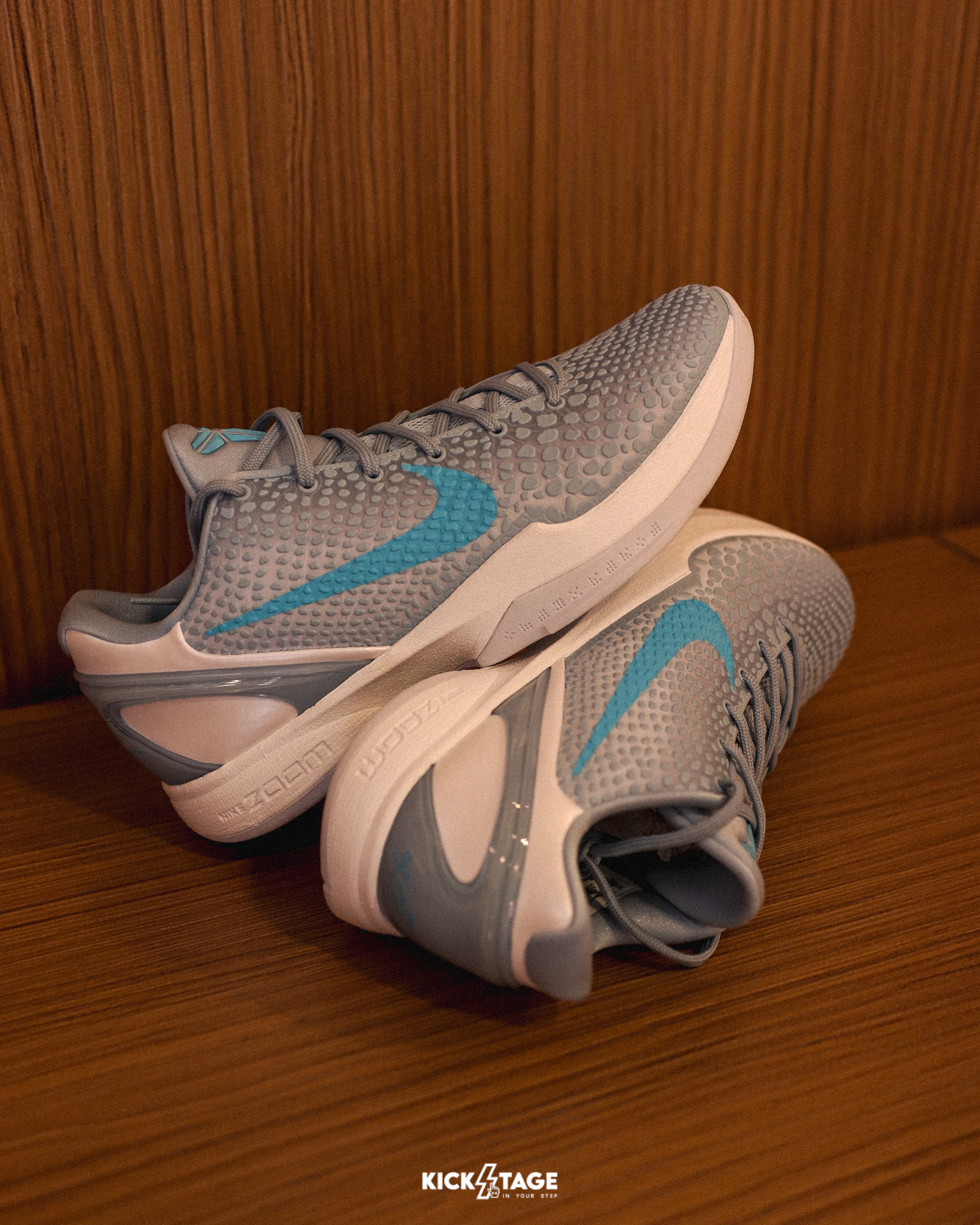 <連線代購商品> 男鞋 CAITLIN CLARK X NIKE KOBE 6 'Light Armory Blue' 灰藍色 實戰 籃球鞋【IO3672-400】KOBE6