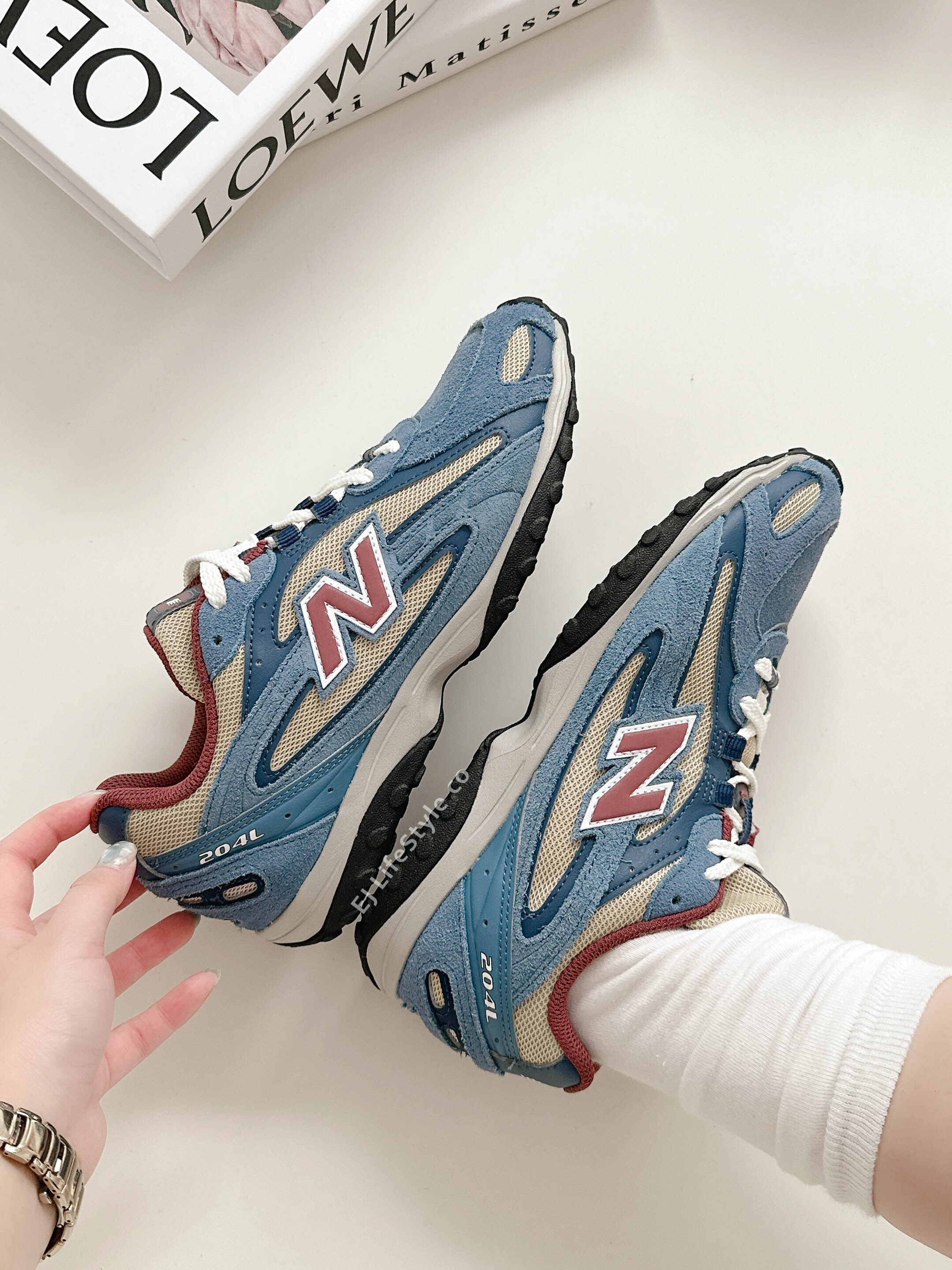 NEW BALANCE 204L NB 霧藍酒紅 牛仔藍 藍色 深紅 復古 男女鞋 U204LNPA / 調貨