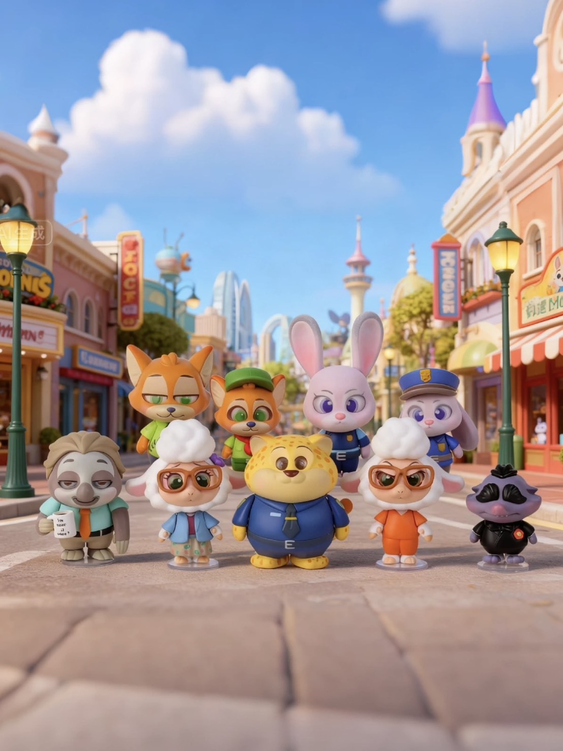 DISNEY 迪士尼 動物方城市 日常時光 換裝趣 盲盒