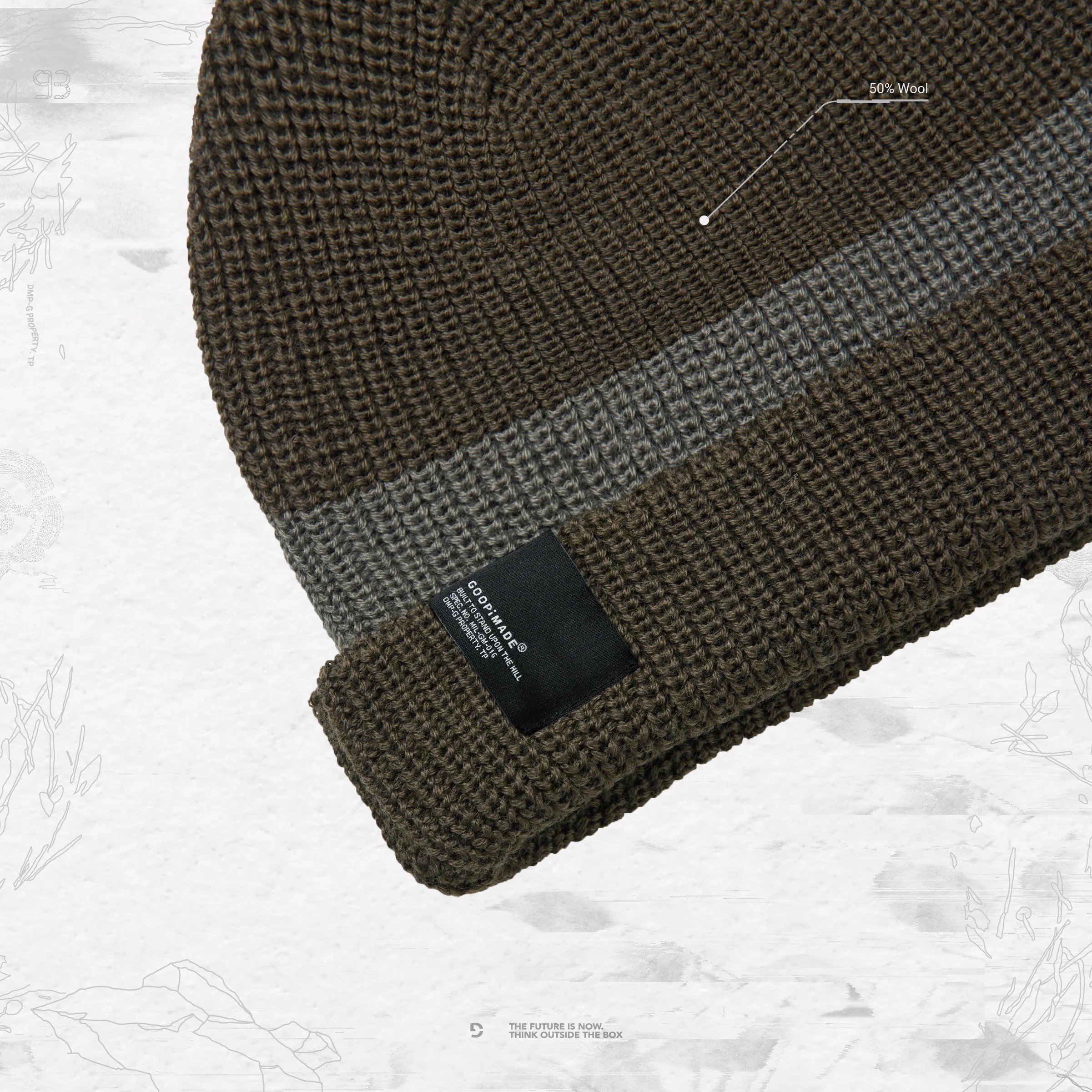 GOOPiMADE] “MB-7” SOFTBOX Patchwork Beanie