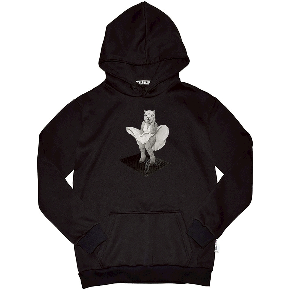 Marilynpaca瑪麗蓮夢駝 高磅數長袖帽T