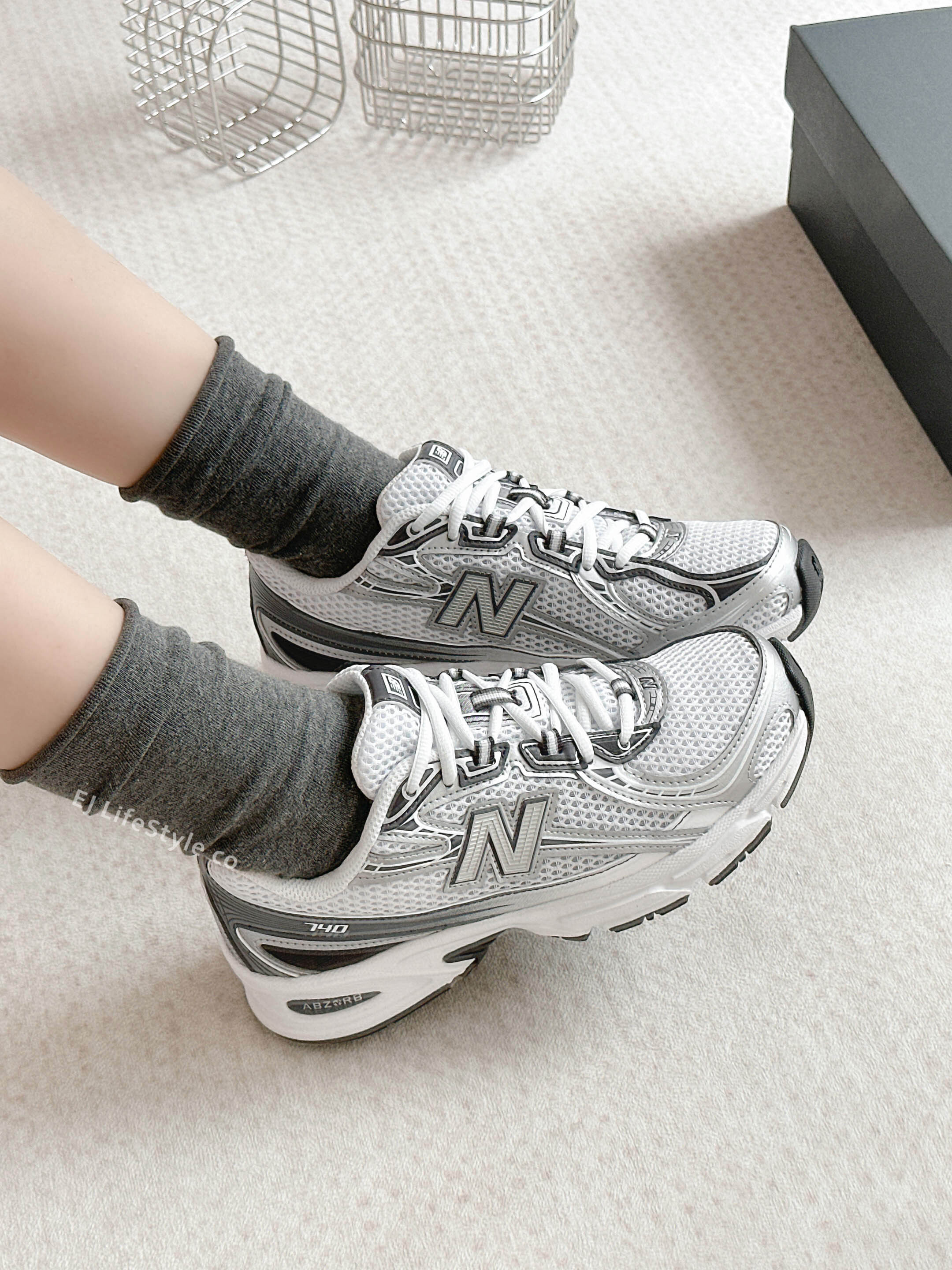 NEW BALANCE 740  水泥白銀 白灰 灰色 白銀 復古 男女鞋 U740PH2 / 現+調