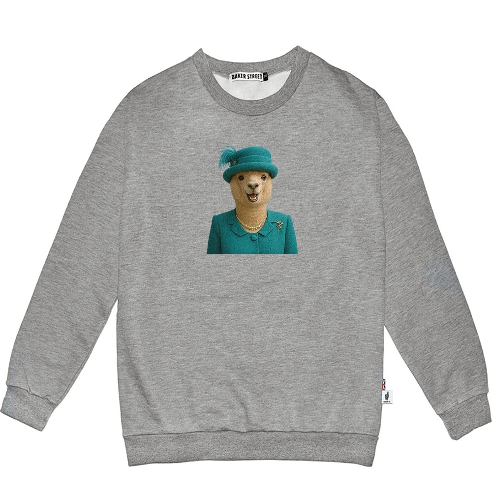 Queenpaca女王駝 高磅數長袖圓T