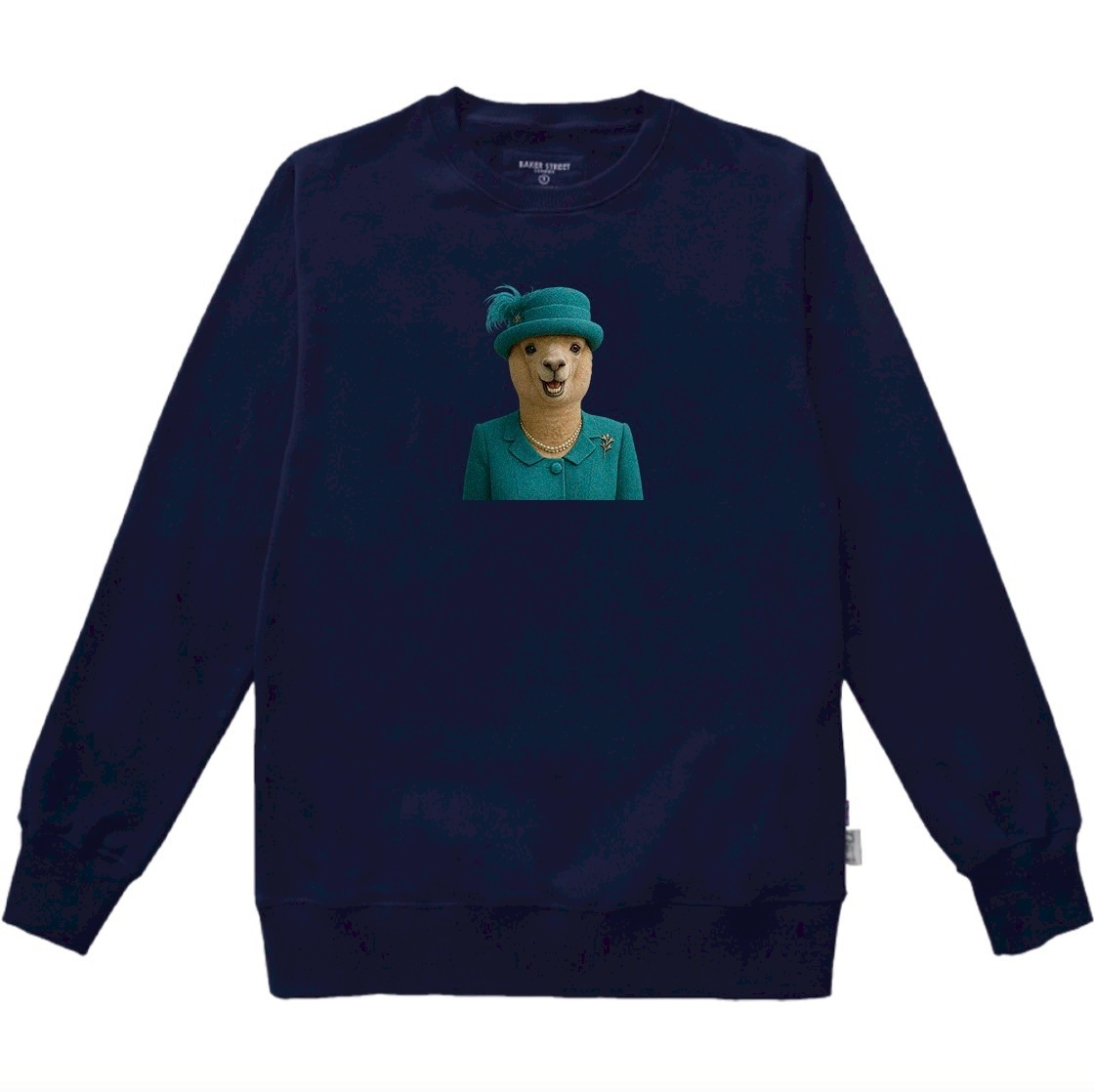 Queenpaca女王駝 高磅數長袖圓T