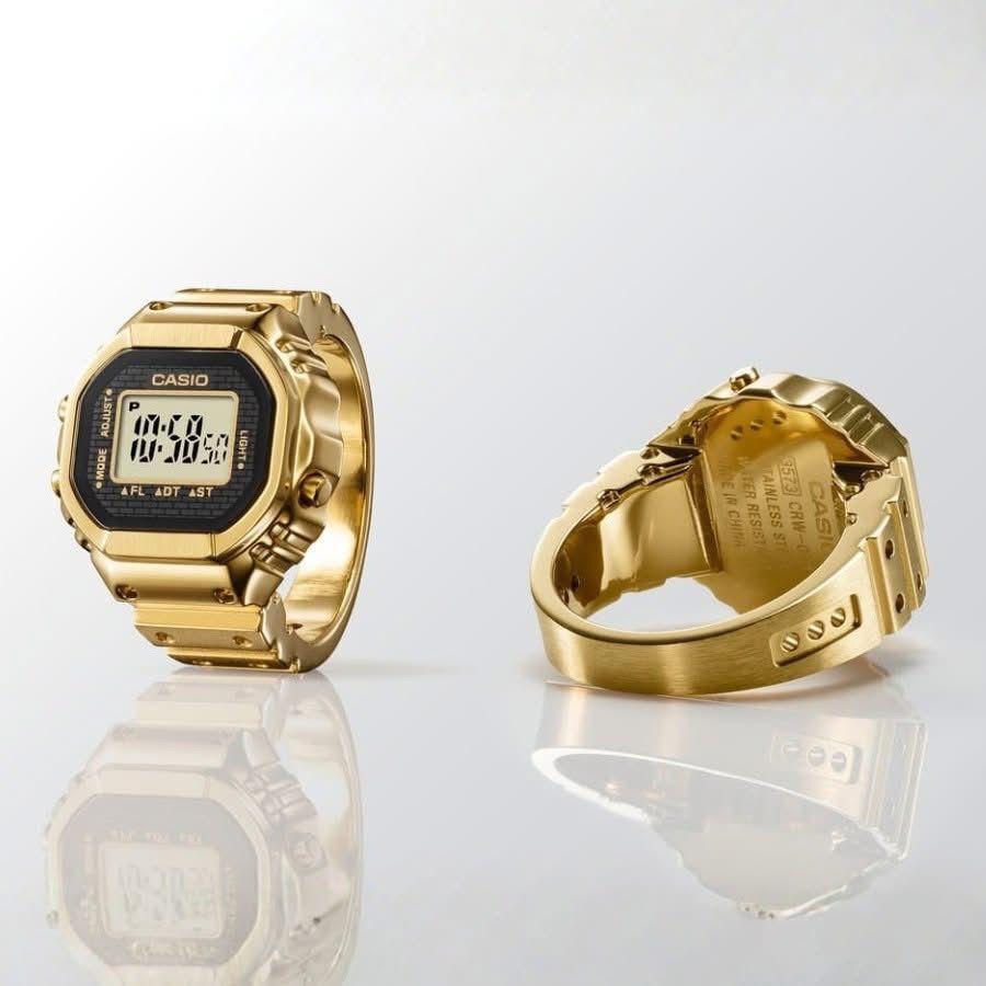 現貨| Casio 50 週年Ring Watch Gold CRW-001G-9ER