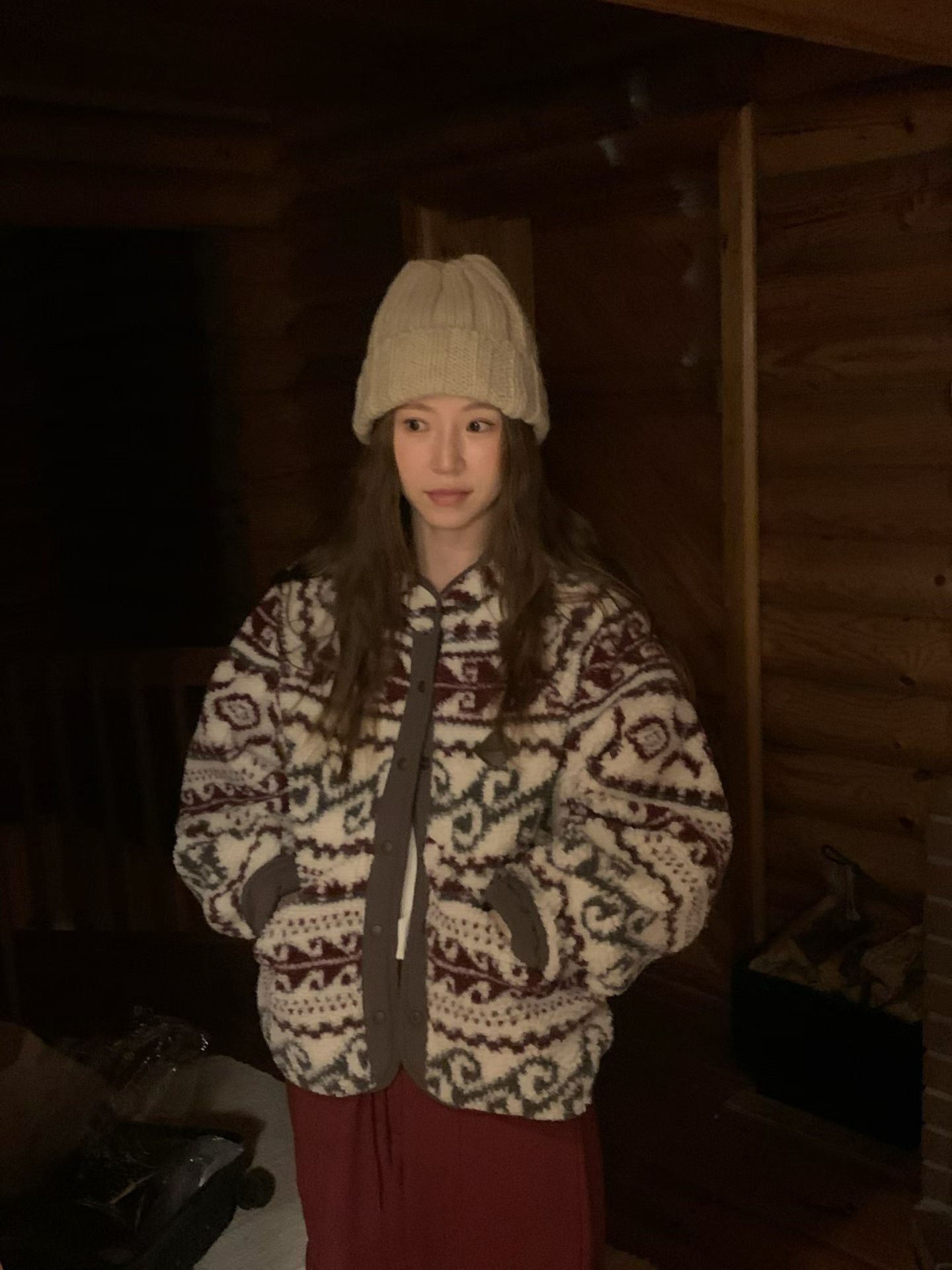 VE2534 雙面拉絨JK