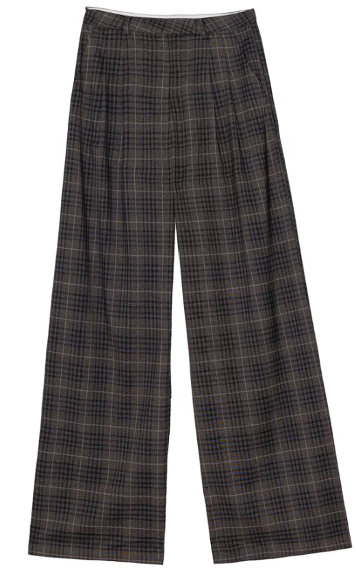1LP1018-178 LA PETITE ETOILE Plaid Trousers - Panya #PANYA-P102522Z6A/14-CARREAUX (C-EU-E)
