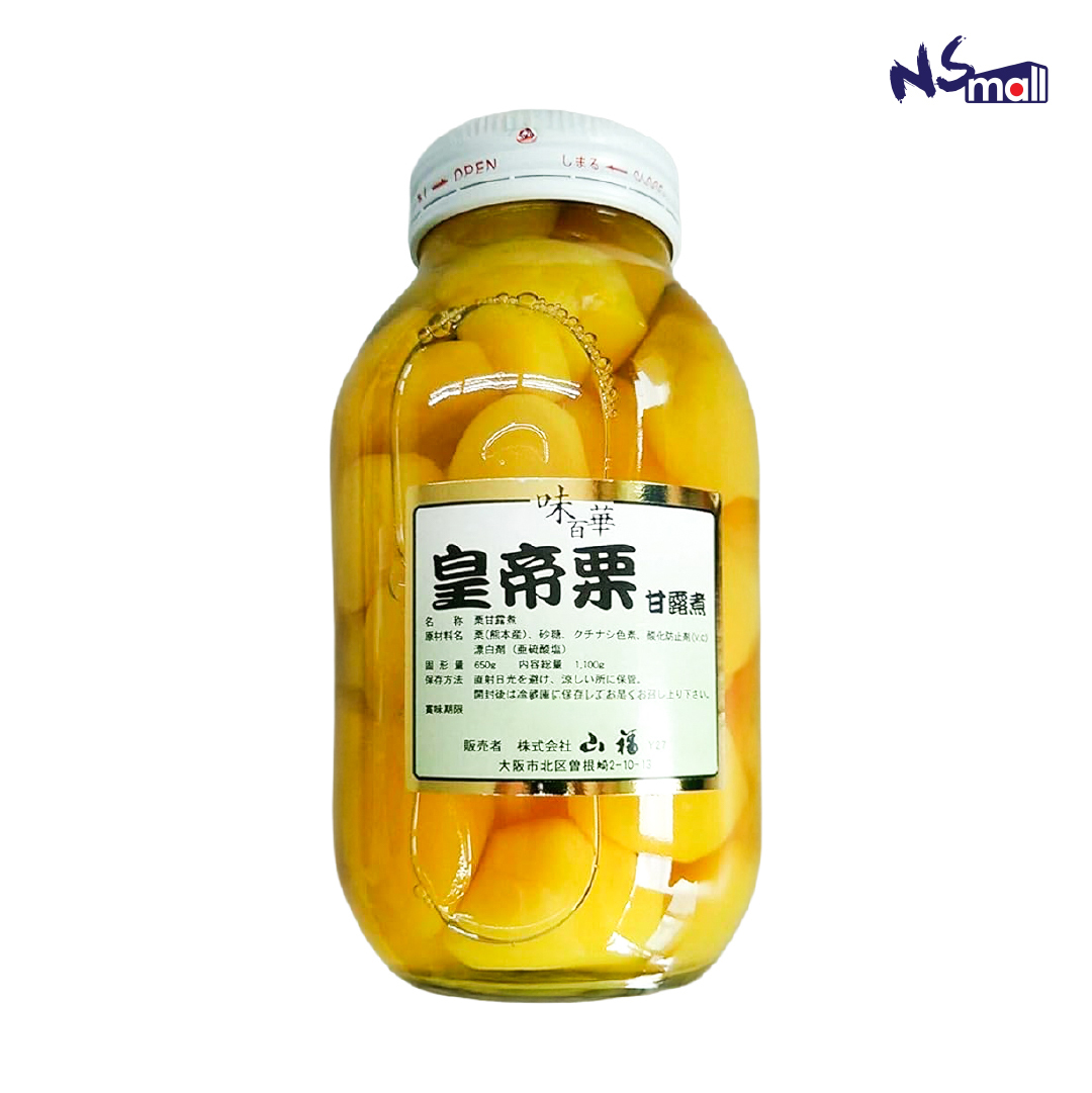 日本味百華 皇帝栗 甜露煮 約1.1kg/罐