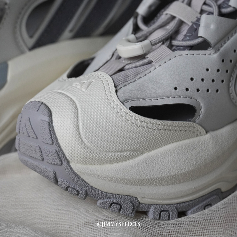 adidas Sneaker Sandal 機能運動涼鞋 溯溪鞋 灰白 男女同款  潮流球鞋風 運動沙灘鞋 防滑透氣 穿搭厚底拖鞋 輕量戶外鞋 情侶鞋 踏青郊遊必備 JP8899