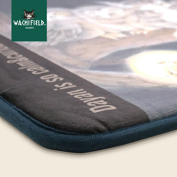 【Wachifiled™ 達洋貓 首次登場】周邊商品｜止滑玄關地墊(貓頭鷹/逆時針)