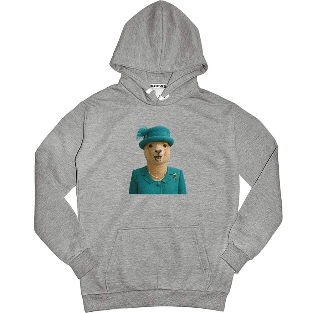 Queenpaca女王駝 高磅數長袖帽T