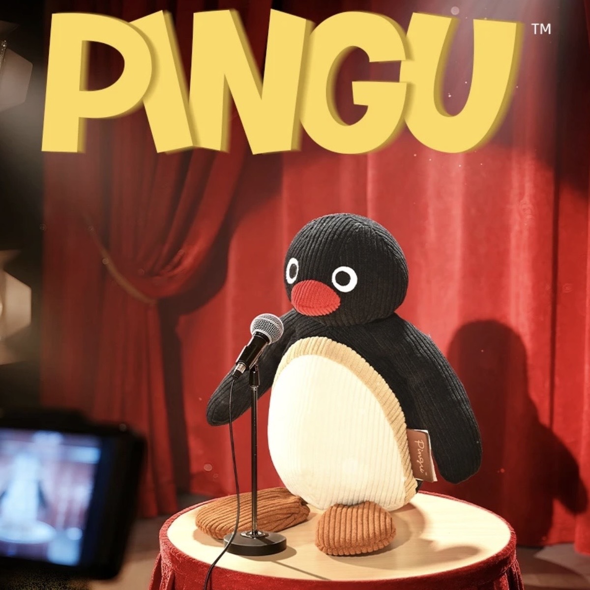 PINGU 45TH 燈芯絨公仔 玩偶 復古系列 企鵝家族