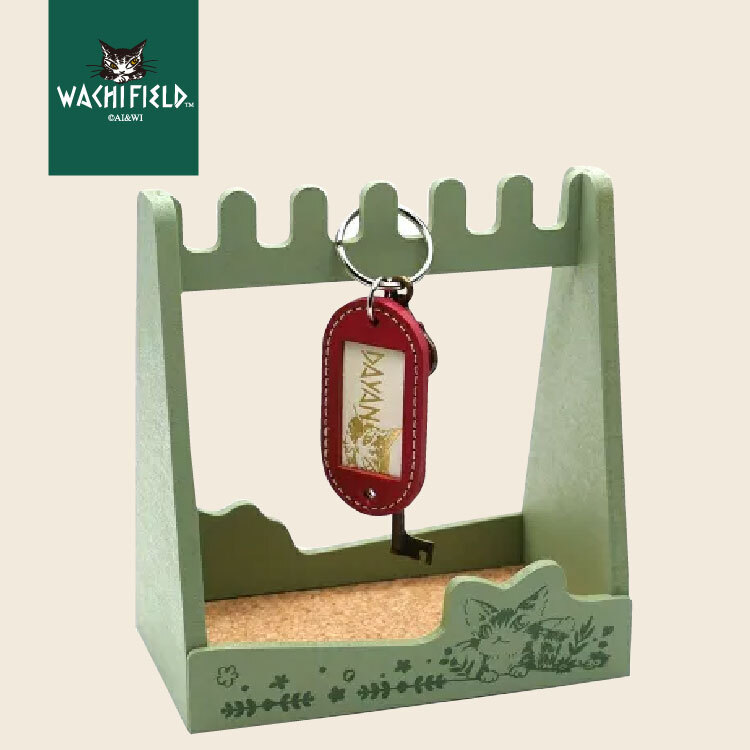【Wachifiled™ 達洋貓 首次登場】周邊商品｜鑰匙掛盒-採草莓